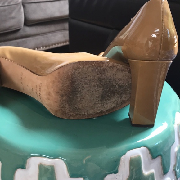 Kate Spade Camel Patent Leather Heels - Picture 4 of 7